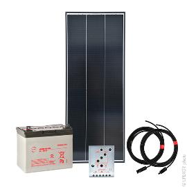 Kit Solaire Autonome S 12V 75Wc (100Wh/jour en moyenne) photo du produit