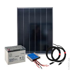 Kit Solaire Autonome M 12V 150Wc (250Wh/jour en moyenne) photo du produit