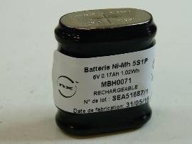 Batterie Nimh 5x V150H 5S1P ST4 6V 150mAh S photo du produit