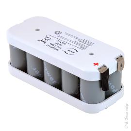 Batterie eclairage secours 10x D HT 10S1P ST2 12V 4.5Ah Cosse photo du produit
