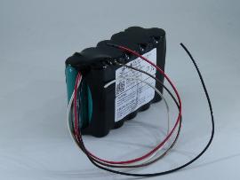 Batterie médicale rechargeable Nihon kohden BSM2300 12V 3.8Ah F photo du produit