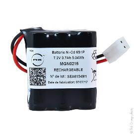 Batterie médicale rechargeable SECA 927 6S1P 7.2V 700mAh FC photo du produit