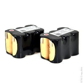 Batterie Nicd 12x C 12S1P ST2 14.4V 3Ah T2 (ensemble de 2 batteries) photo du produit