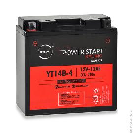 Batterie moto YT14B-4 / NT14B-4 12V 12Ah photo du produit