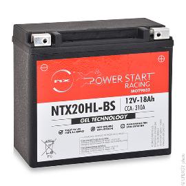 Batterie moto Gel YTX20HL-BS / YTX20L-BS  / NTX20HL-BS 12V 18Ah product photo