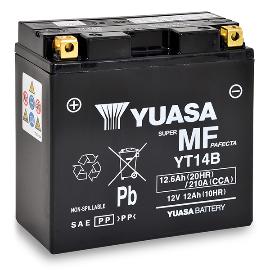 Batterie moto YUASA YT14B-BS 12V 12Ah photo du produit