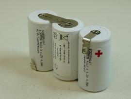 Batterie eclairage secours 3x D HT 3S1P ST1 3.6V 4Ah Cosse photo du produit