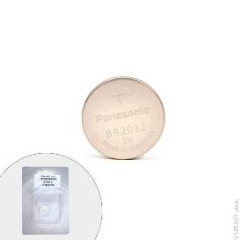 Pile bouton lithium blister BR2032/BN PANASONIC 3V 190mAh photo du produit
