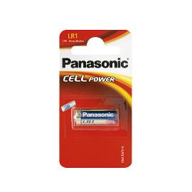Pile alcaline blister x1 Panasonic LR1 - N 1.5V 907mAh photo du produit