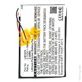 Batterie tablette / liseuse Sony 3.7V 700mAh photo du produit