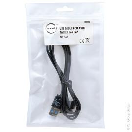 Cable USB pour tablette Asus Eee Pad 15V 1.2A photo du produit