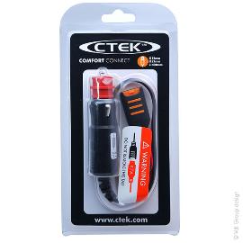 Cordon CTEK Comfort Connect Cig Plug - prise allume cigare mâle photo du produit