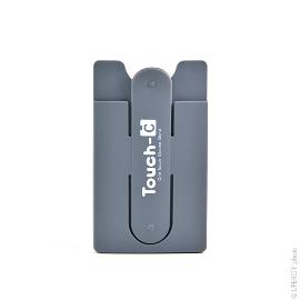 Porte-carte multi usage gris pour smartphone photo du produit